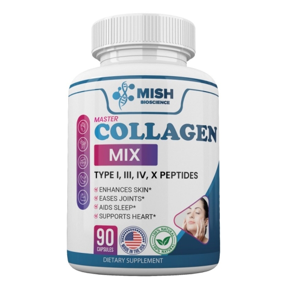 MishBio Collagen thủy phân 5 tuýp